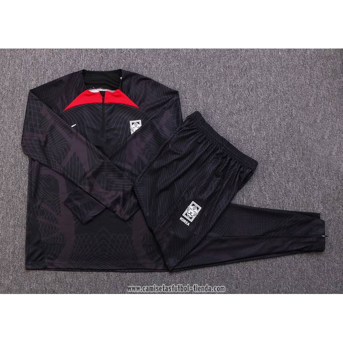 Chandal de Sudadera del Corea del Sur 2022 2023 Negro